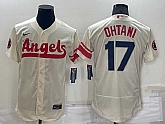 Angels 17 Shohei Ohtani Cream Nike 2022 City Connect Flexbase Jersey,baseball caps,new era cap wholesale,wholesale hats